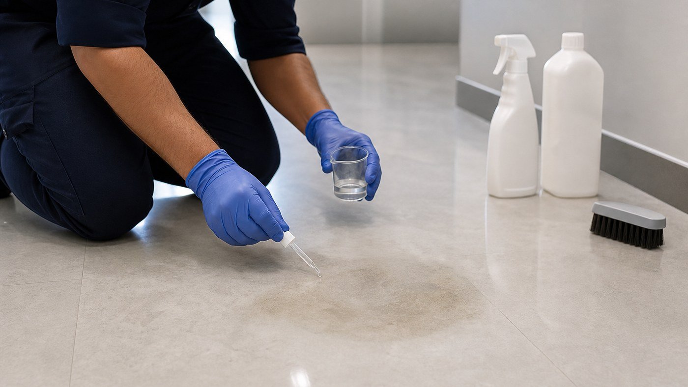 pH na limpeza de pisos: por que produto errado pode manchar ou opacar