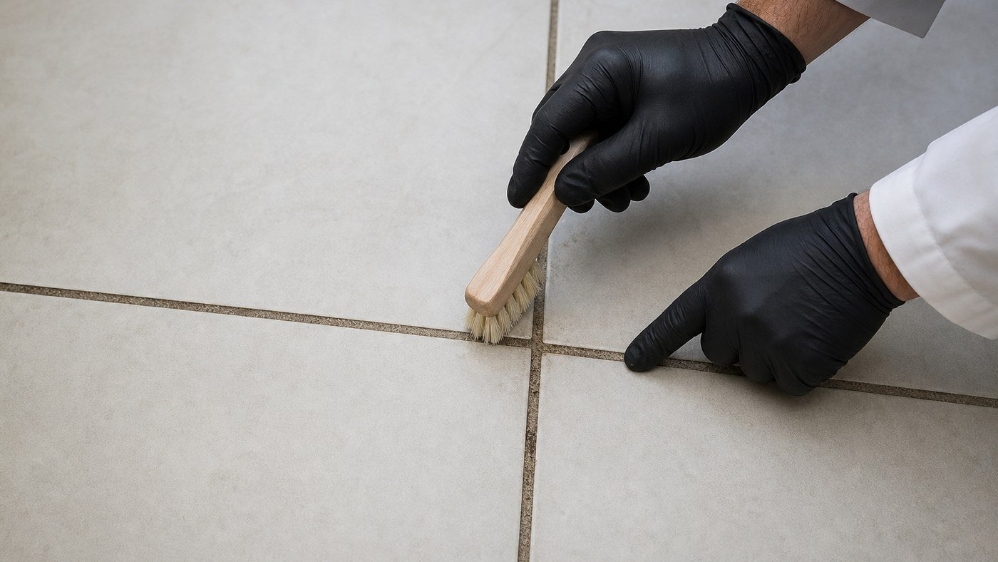 Rejunte encardido: limite entre limpeza profissional, desgaste e troca - LimpoSim Higienização em São Paulo